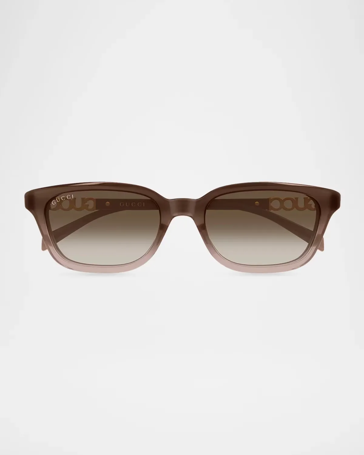 Signoria Gucci Block 53MM Rectangular Sunglasses