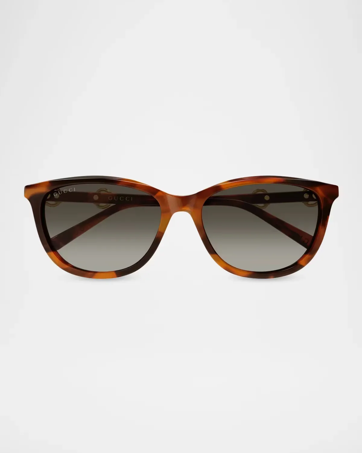 Horsebit 56MM Round Sunglasses by Gucci