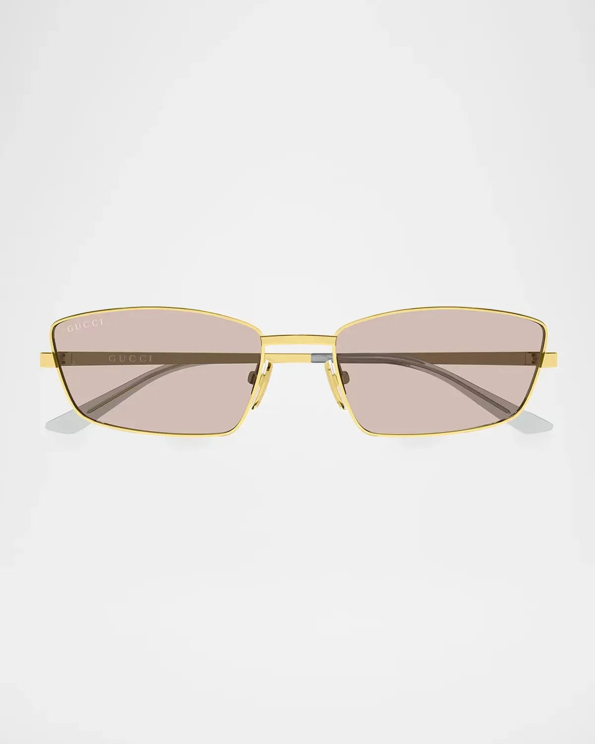 Lettering Fashion Show 61MM Rectangular Sunglasses by Gucci