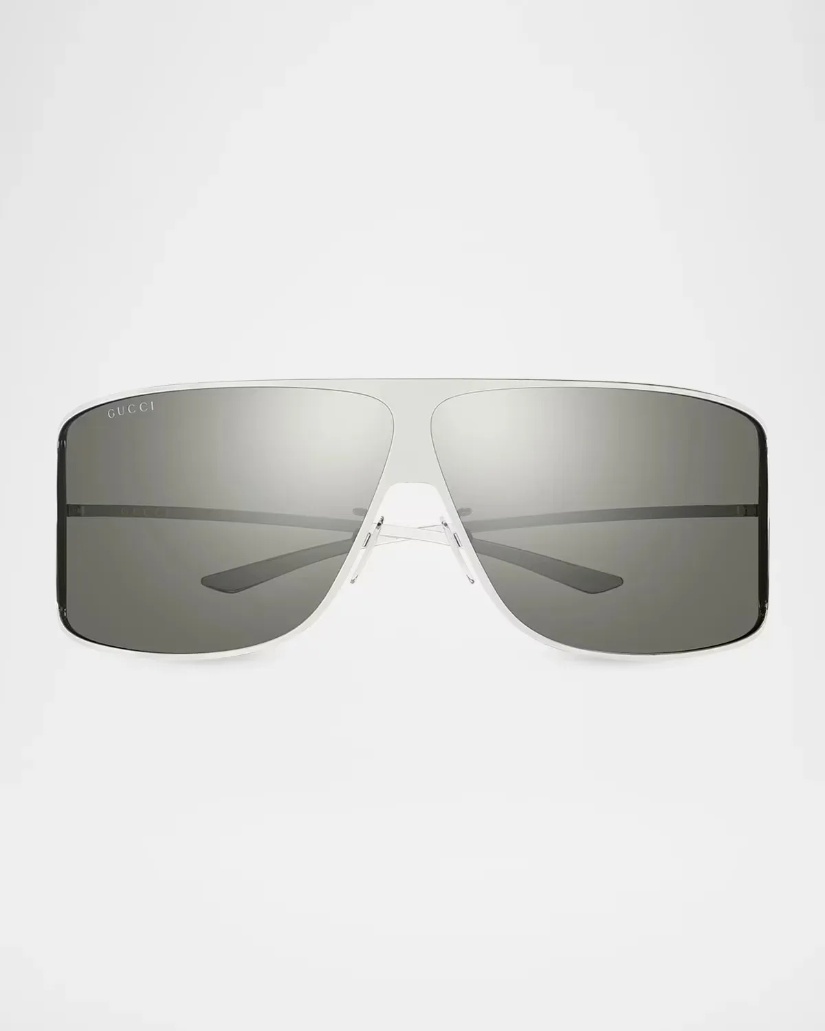 Lettering 80MM Shield Sunglasses by Gucci