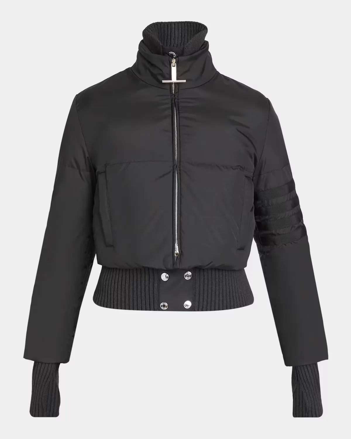 Cropped Tech Down Jacket by Thom Browne
