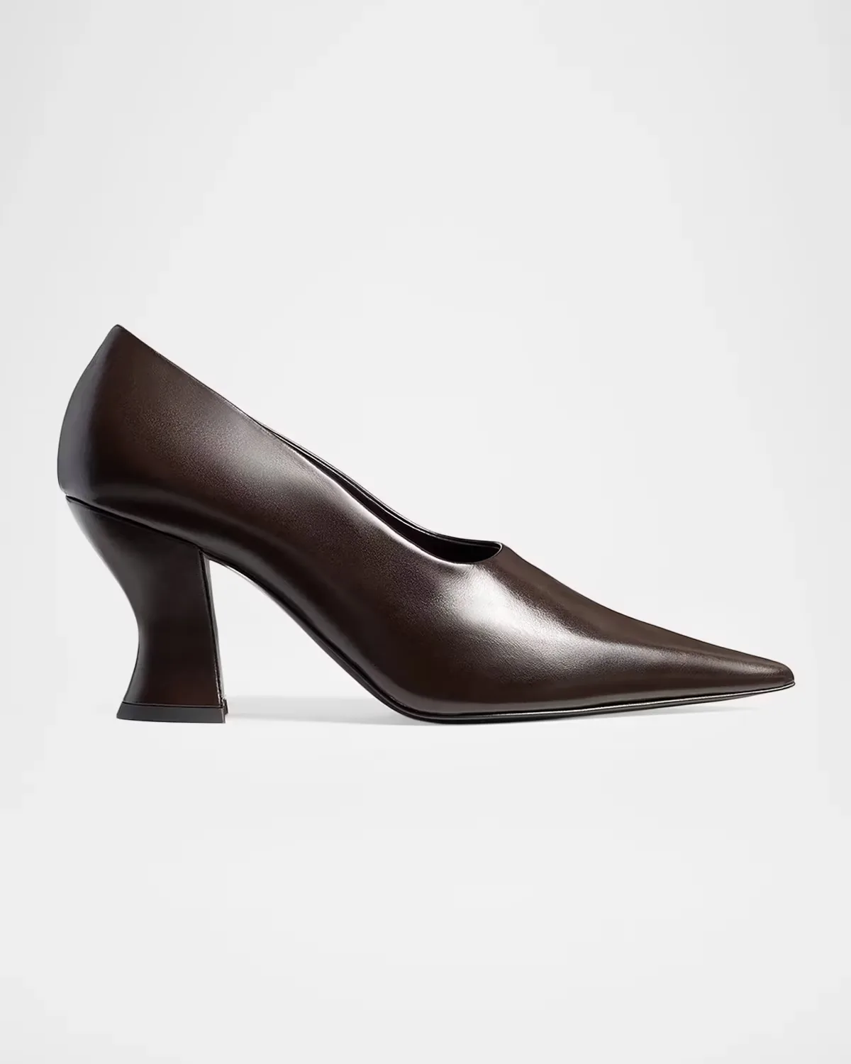 Colleen 75MM Glazed Leather Pumps