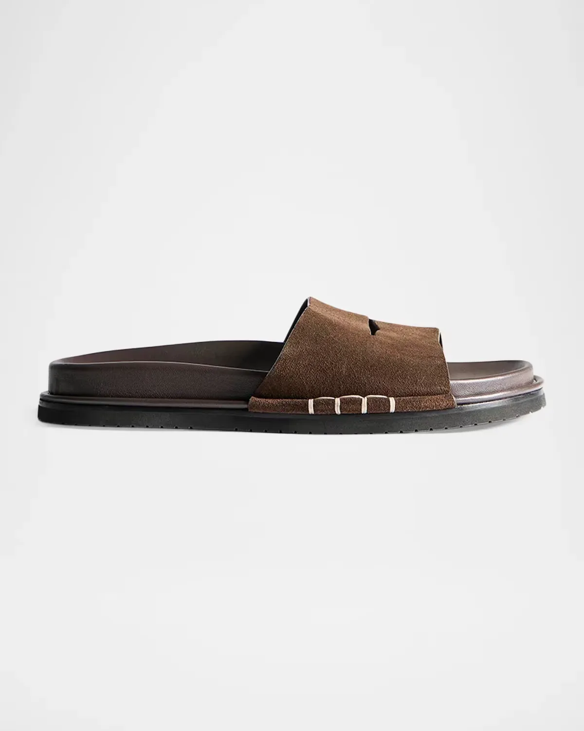 Suede Open-Toe Fussbett Loafer Slides by JW Anderson