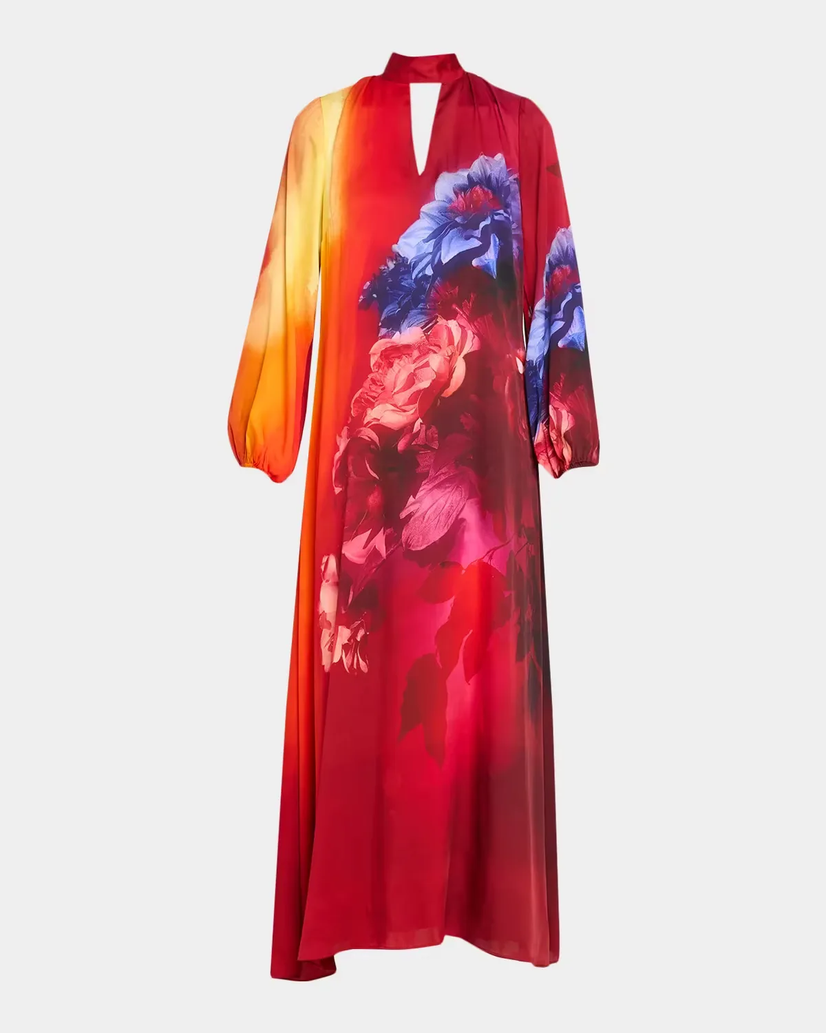 Alana Floral Silk-Blend Maxi Dress by Elie Tahari