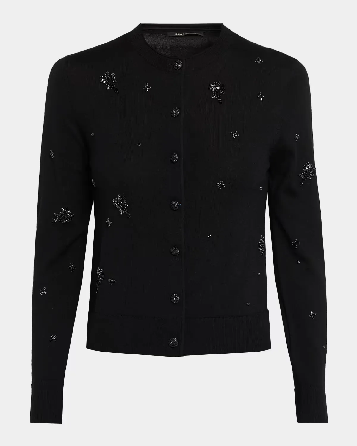 Esme Embellished Merino Wool Cardigan by Kobi Halperin