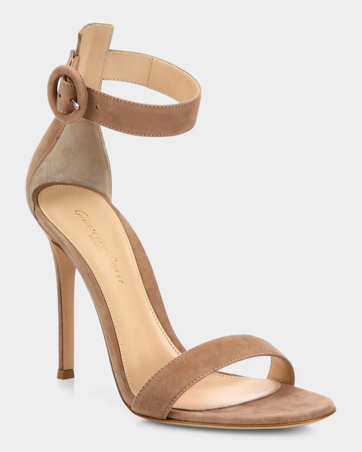 Portofino Suede Sandals by Gianvito Rossi