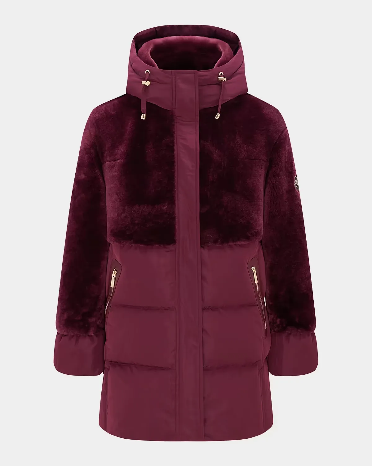 Select Lamb Shearling and Quilted Down Parka by Gorski