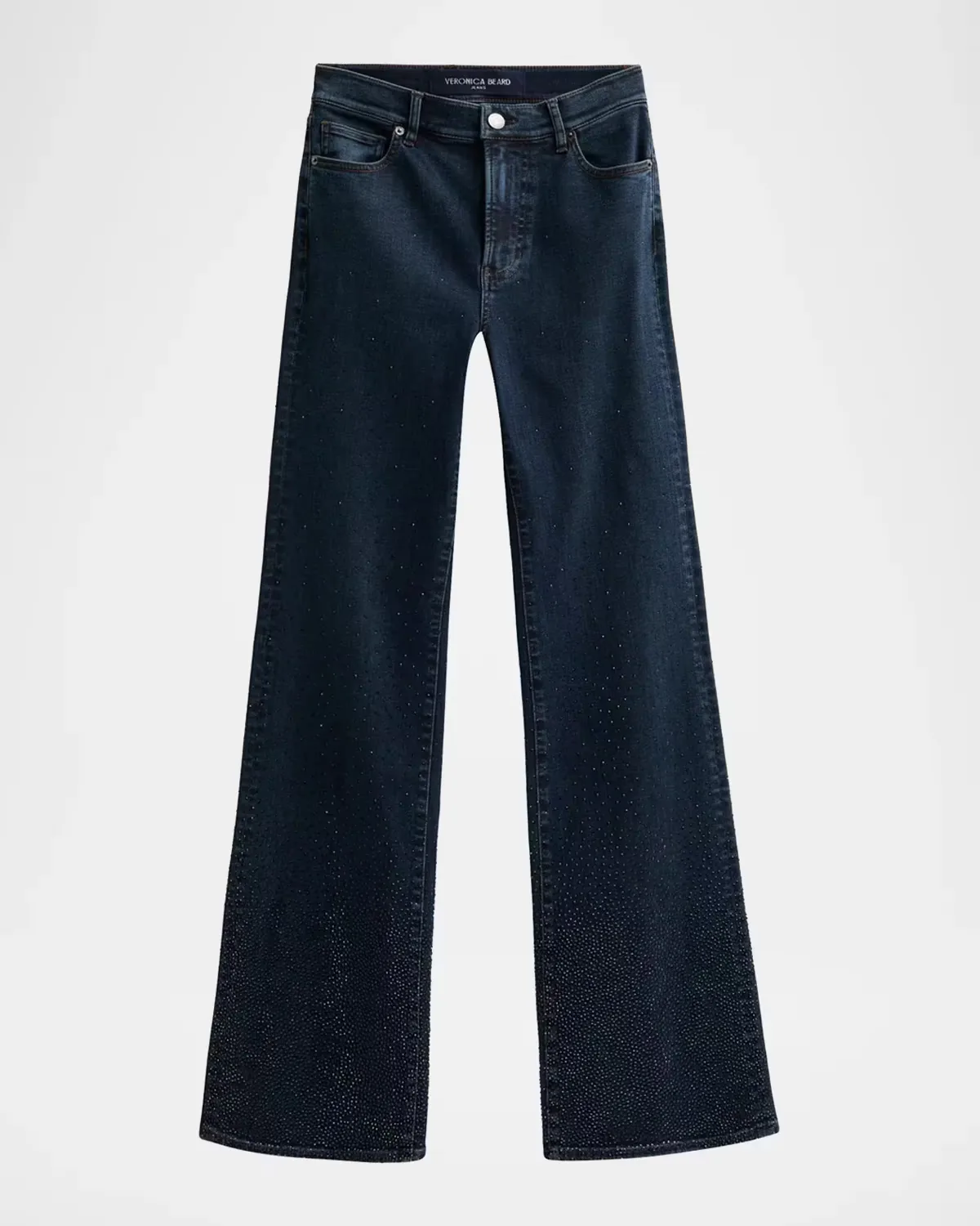 Crosbie Rhinestone Gradient Jeans by Veronica Beard