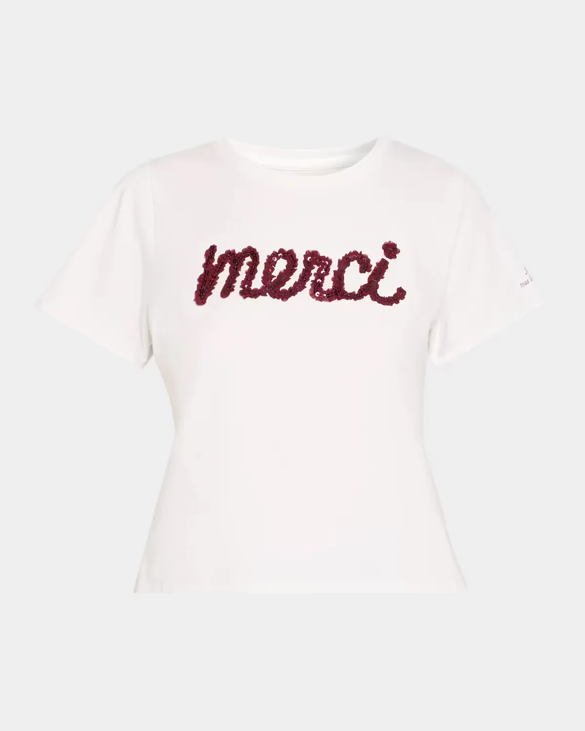Merci Ruffle T-Shirt by Cinq  Sept