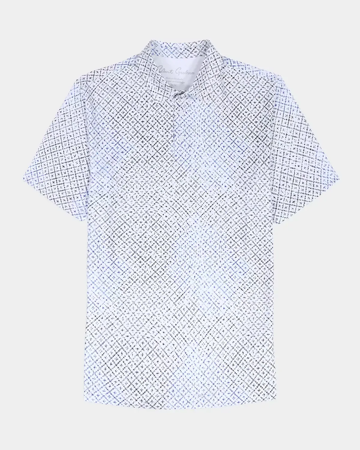 Dalby Geometric Knit Polo Shirt by Robert Graham
