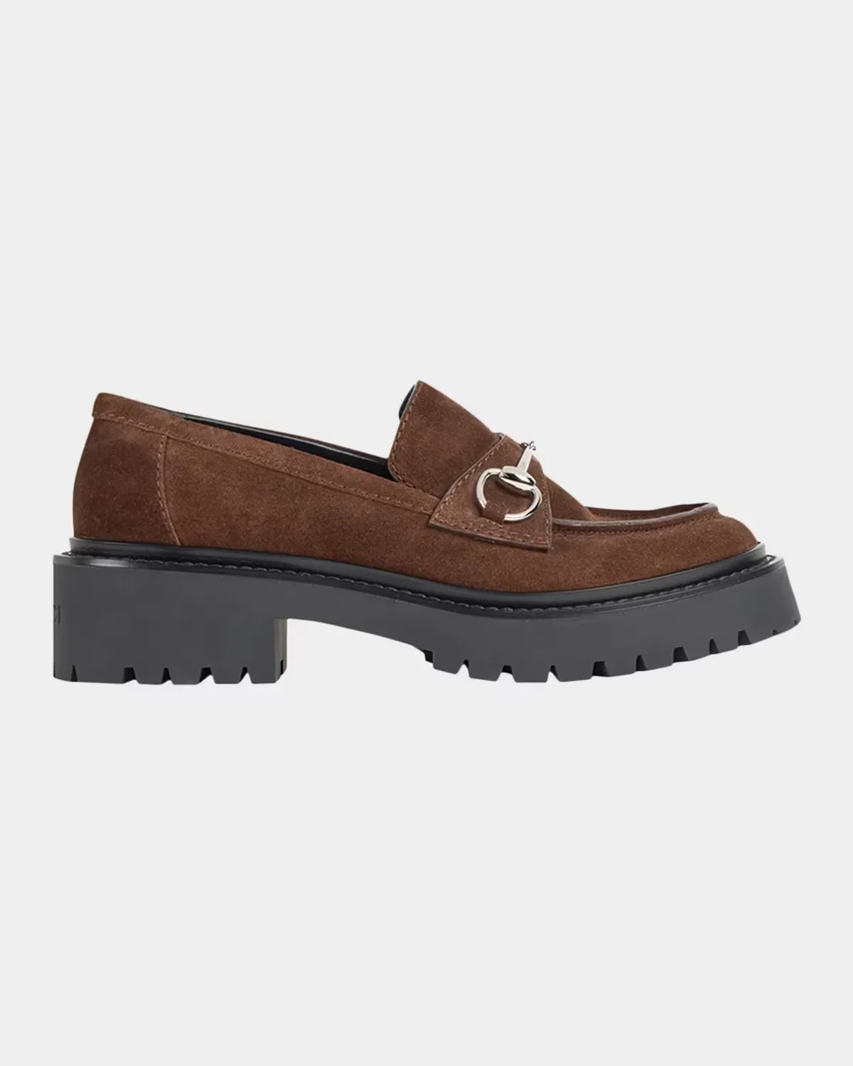 Suede Horsebit Loafers by Gucci