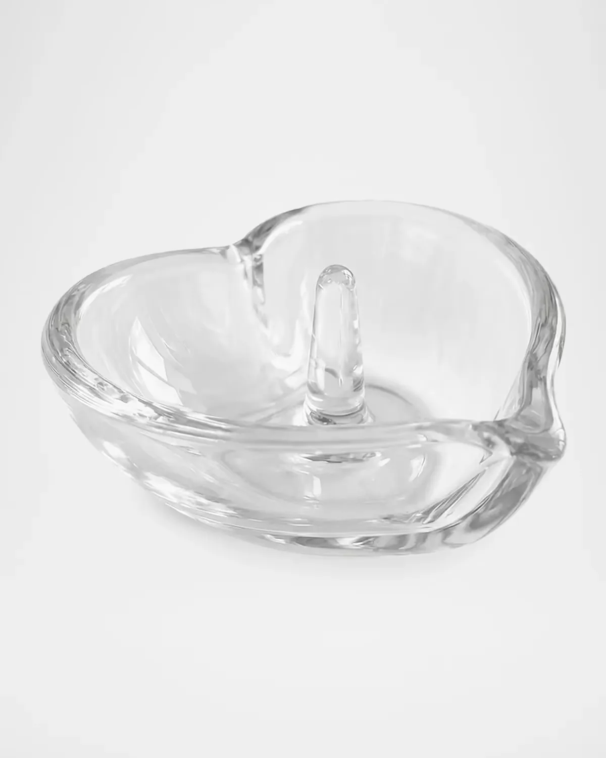 Heart Crystal Ring Holder by Orrefors
