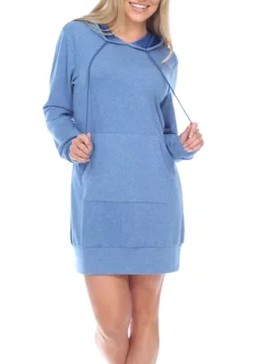 Hoodie Sweatshirt Dress by White Mark