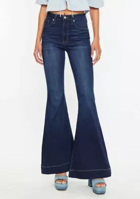 Braelynn Essentials High Rise Super Flare by Kancan
