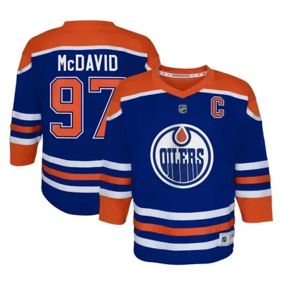 NHL Connor McDavid Edmonton Oilers Home Replica Player Jersey by Outerstuff