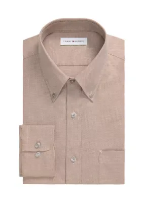 Long Sleeve Regular Fit Button Down Shirt by Tommy Hilfiger