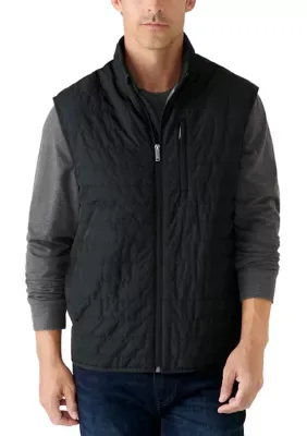 Mixed Media Puffer Vest