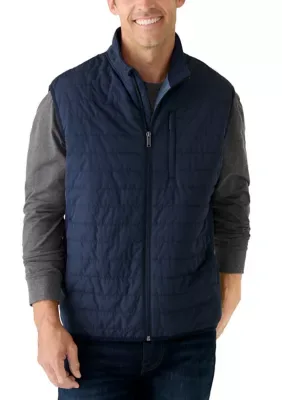 Mixed Media Puffer Vest