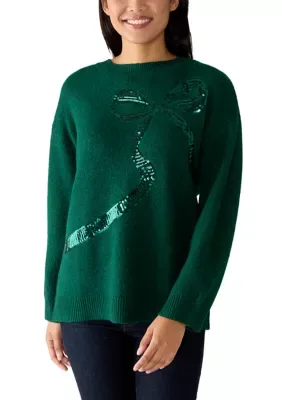 Shine Bow Sweater by Crown & Ivy