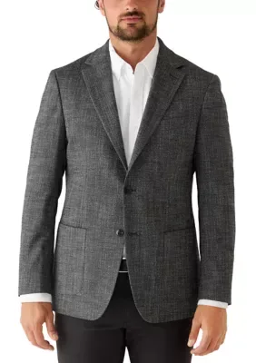 Textured Herringbone Jacket by Michael Kors