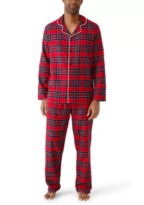 Long Sleeve Shirt and Pants Pajama Set by Pajamarama