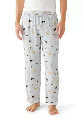 Dog Print Pajama Pants by Pajamarama