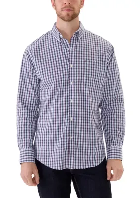 Performance Comfort Long Sleeve Button Down Shirt by IZOD