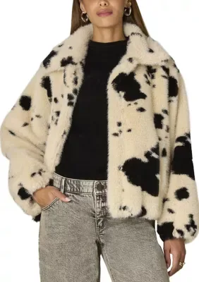 Blouson Sleeve Faux Fur Raglan Bomber Jacket by Wit & Wisdom