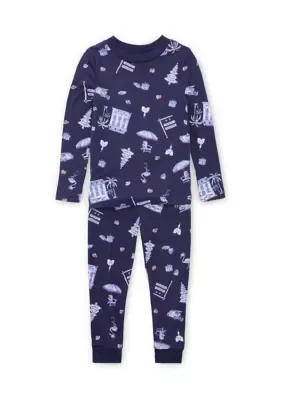 Seaside Holiday Pajama Set by Pajamarama