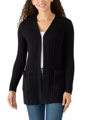 Petite Cable Cardigan Sweater