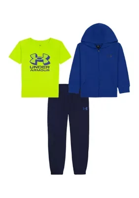 3-Piece Full-Zip T-Shirt and Jogger Set by Under Armour