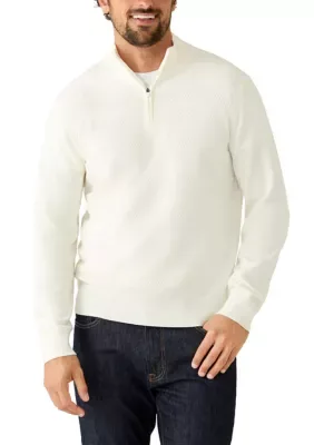 Blister Stitch 1/4 Zip Pullover