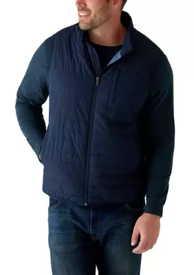 Mixed Media Puffer Vest