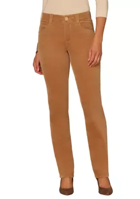 AbSolution Straight Leg Corduroy Pants by Democracy