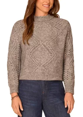 Cable Stitch Sweater by Democracy