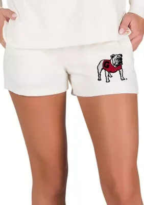 NCAA Georgia Bulldogs Canopy Thick Knit Shorts by Concepts Sport