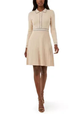 Collared A-Line Mini Dress by Taylor