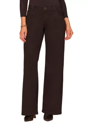 AbSolution Mid Rise Wide Leg Jeans by Democracy
