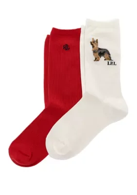 Holiday Dog 2 Pack - Yorkshire Terrier by Ralph Lauren