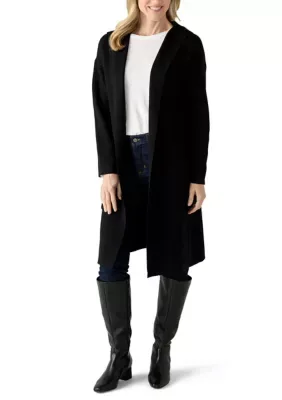 Long Trench Blazer Cardigan by Love by Design
