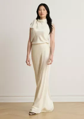 Satin Charmeuse Maxi Skirt by Ralph Lauren