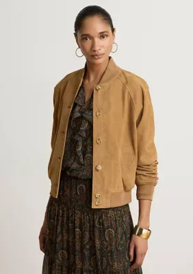 Goat-Suede Flight Jacket by Ralph Lauren