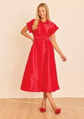 Sewing Down South x Crown & Ivy Holiday Hostess Midi Dress by Crown & Ivy