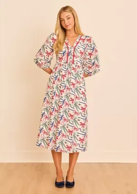Sewing Down South x Crown & Ivy All Wrapped Up Midi Dress by Crown & Ivy