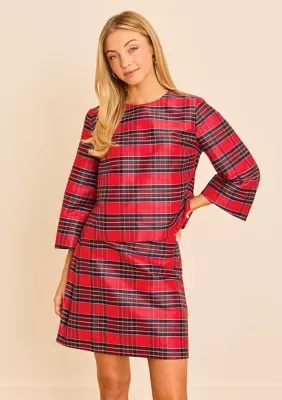 Sewing Down South x Crown & Ivy Guest of Honor 3/4 Sleeve Plaid Top by Crown & Ivy