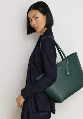 Faux-Leather Large Reversible Tote Bag by Ralph Lauren