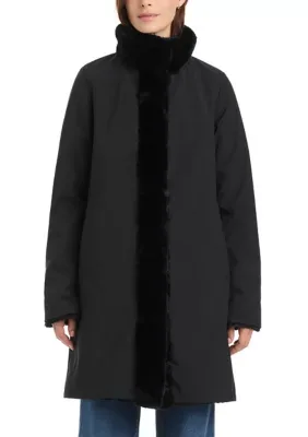 Reversible Coat with Soft Shell by Jones New York