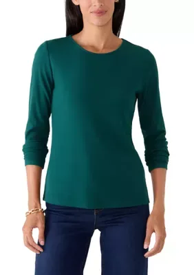 Long Sleeve Rib Shirt