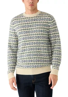 Fair Isle Crew Neck Sweater by Crown & Ivy