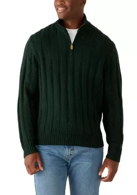 Donegal Rib 1/4 Zip Sweater